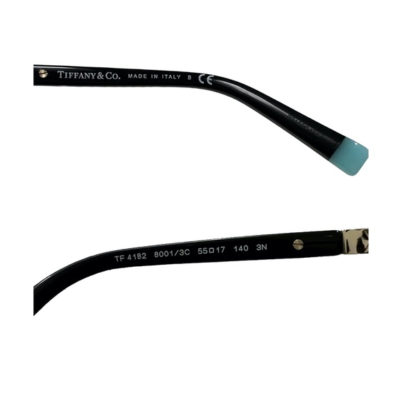 TIFFANY & CO. TF 4182 8001/3C BLACK FRAME GRAY GRADIENT LENS CAT EYE SUNGLASSES - Picture 16 of 16